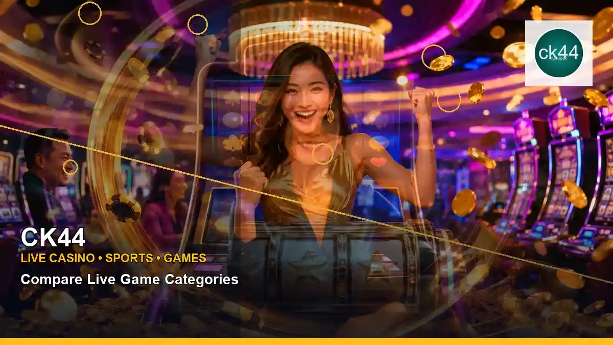 CK44 লাইভ ক্যাসিনো ও স্পোর্টস গেমস | Bangladesh live gaming — live casino showcase · 4 — aster live