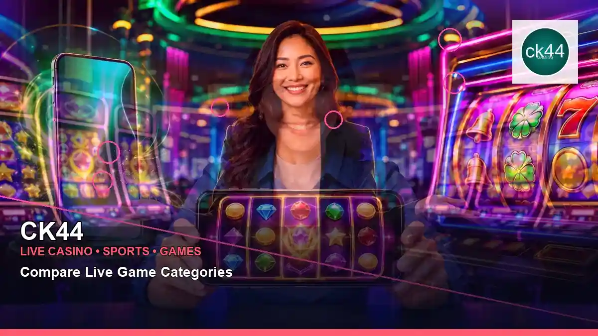 CK44 লাইভ ক্যাসিনো ও স্পোর্টস গেমস | Bangladesh live gaming — live casino showcase · 4 — aster live